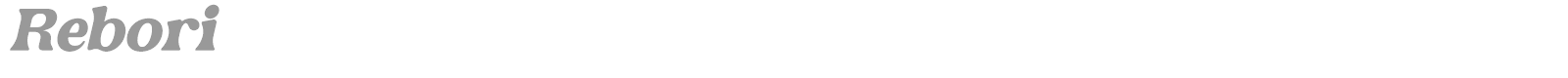Rebori font preview